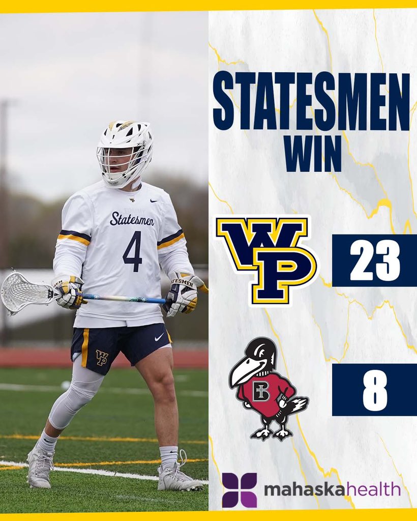 Men’s lacrosse advances to the Heart Conference Championship with a 23-8 win over Benedictine!