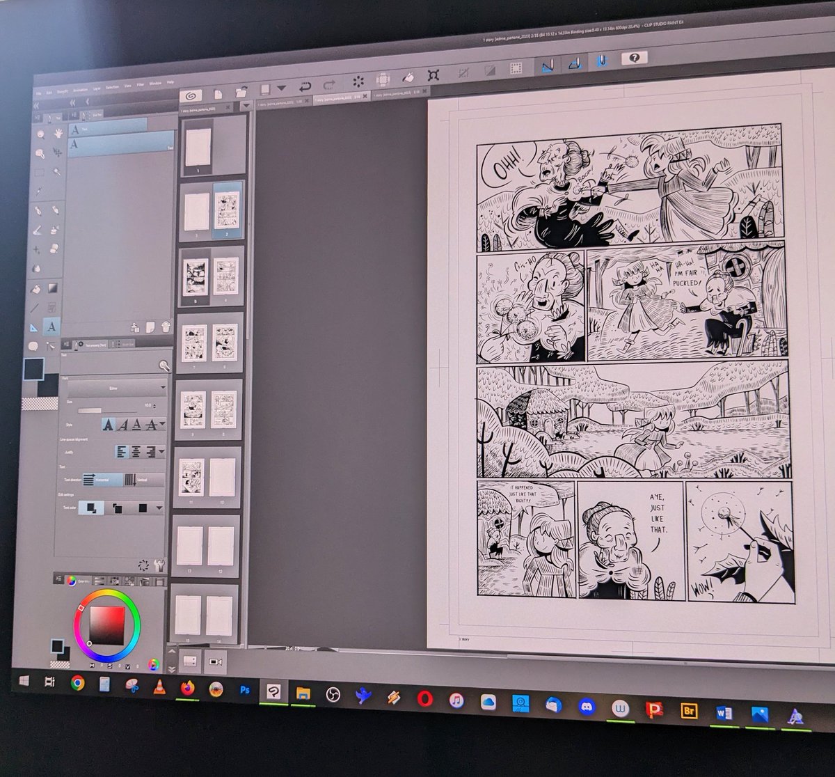 EmilyZelasko's tweet photo. Moving along! Trying something new so things are going very slowly but not for long... hopefully.
#emilyzelaskoart #indycomic #comic #comicproject #indycomic #comicwip #fantasycomic #adventurecomic #scottishinspired #scottish #folklorecomic #woods #whimsicalart https://t.co/g1x7uYgTNb