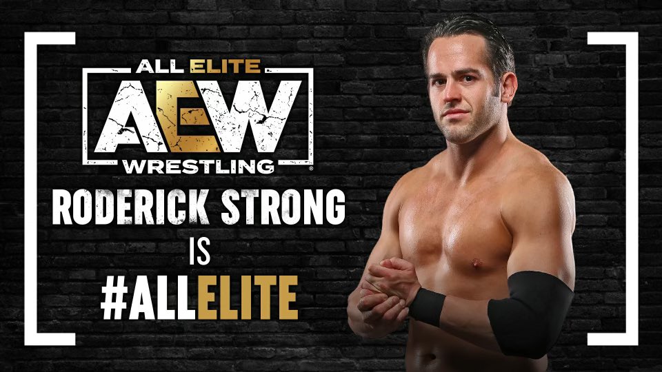 Roderick Strong assina com a AEW