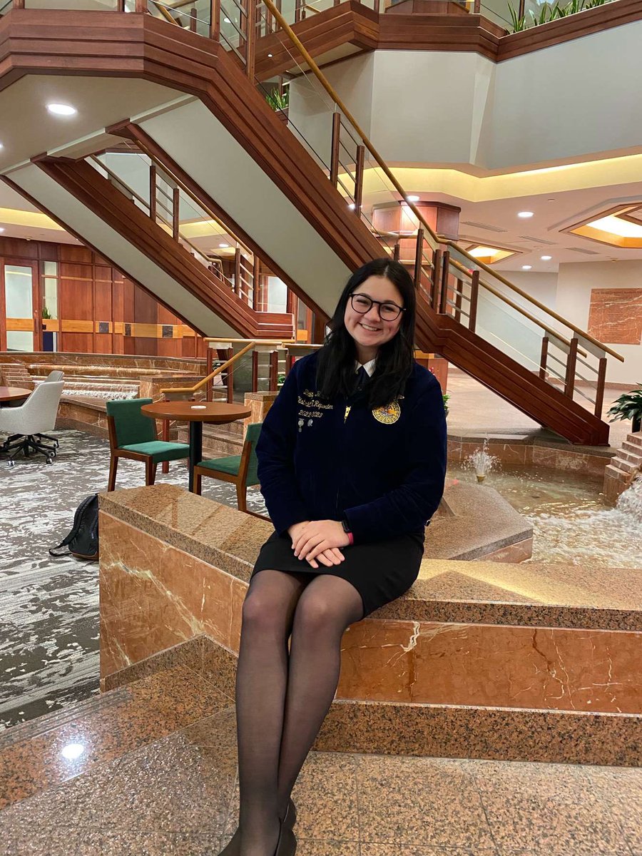 Today Bailey Blacker and Mrs. Need traveled to Indy to the National Proficiency workshop. There they worked to better prepare Baileys application for submission to National FFA.

Special thanks to Indiana Farm Bureau and Indiana FFA for hosting today!