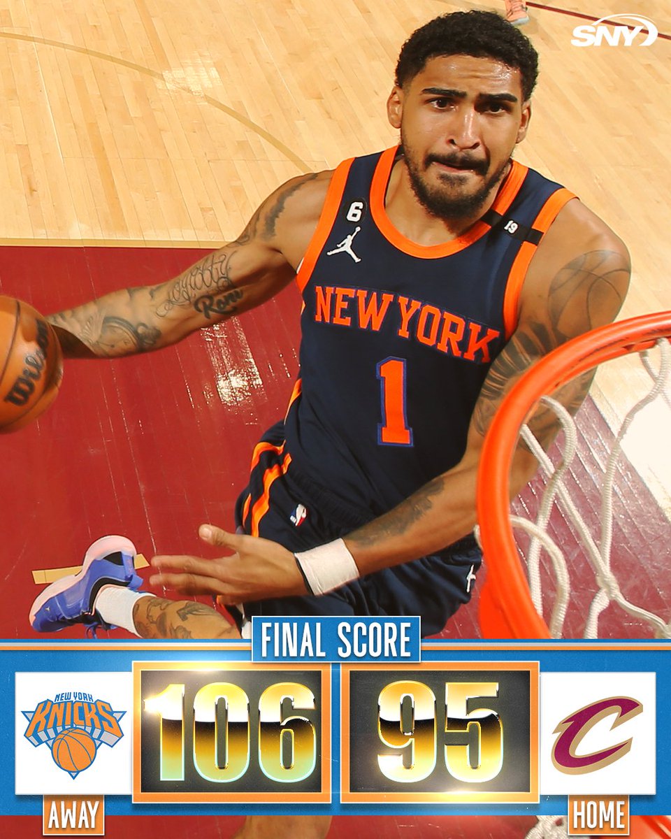 KNICKS IN FIVE. 💙🧡