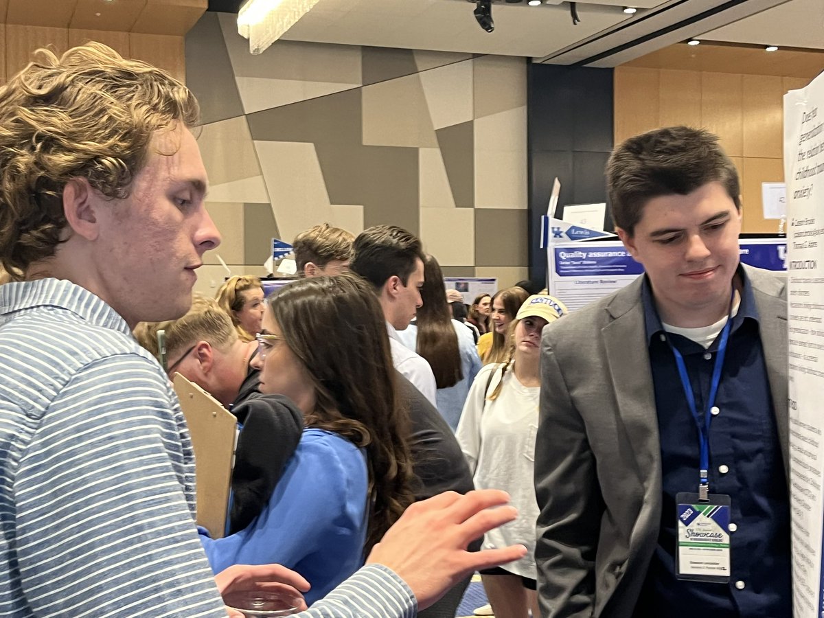Undergrad research assistants in our lab are doing such great work! What a joy to see them present at the Undergraduate Research Showcase today! <a href="/UKUGR/">UK UGR</a>