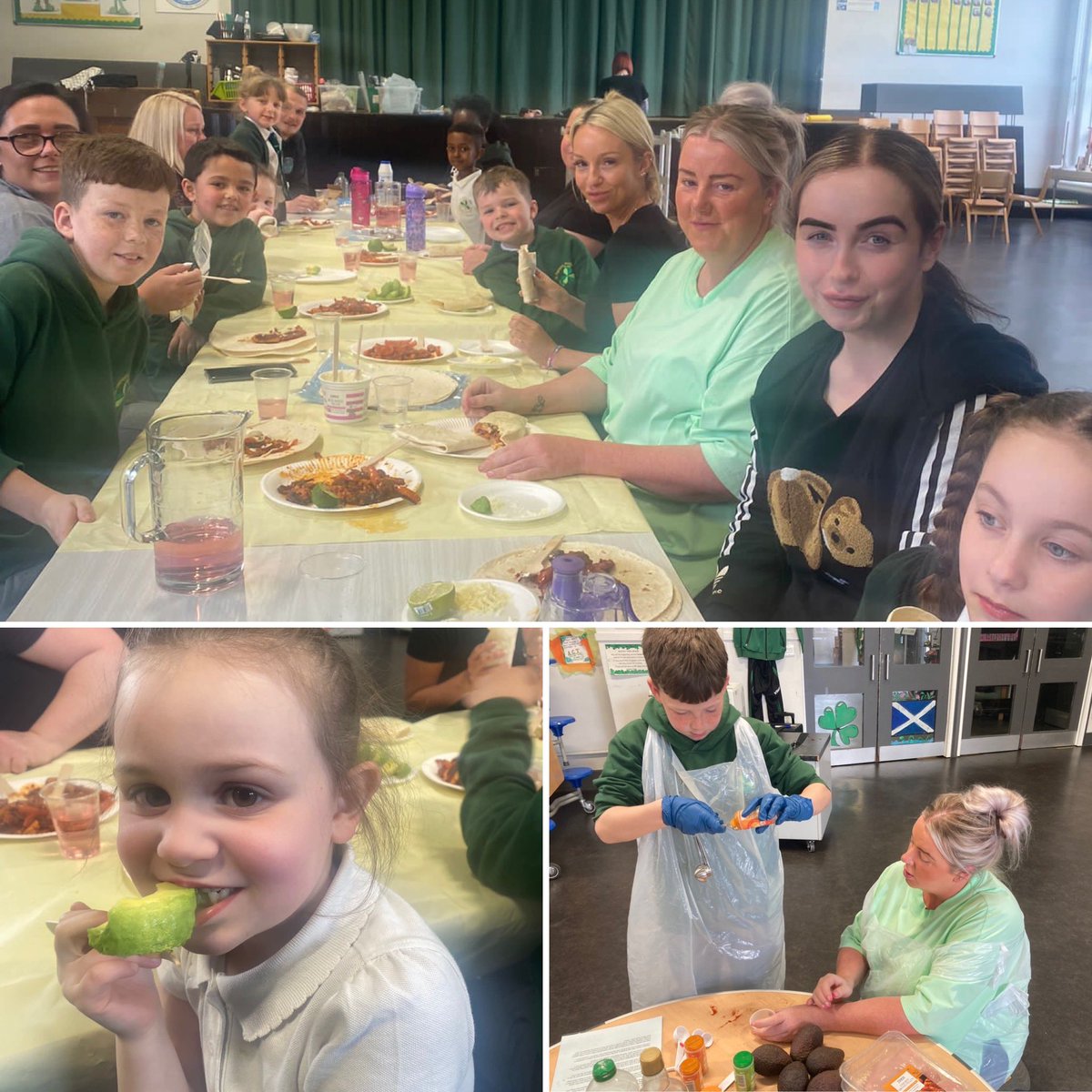 stpatrickspri's tweet photo. Week 2 of #nourish complete as part of our #familylearning programme. Thank you to Nicola, our chef, @TescoArgyleStEx our food sponsors and @Jack_McNulty7 our coach for helping us make this happen! And of course, thank you to our families 💕 https://t.co/2Grn4kkm0R