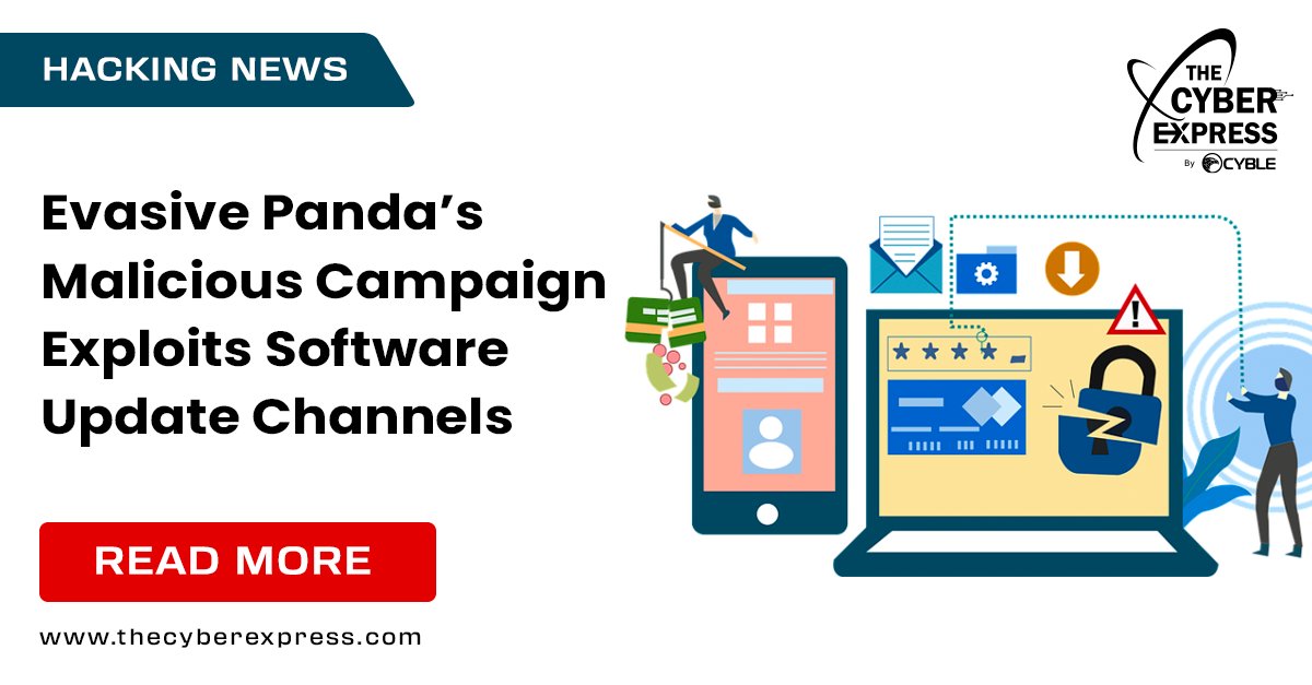 TheCyberExpress's tweet photo. #Evasive #Panda's malicious campaign uses the update channels of legitimate #Chinese applications to deliver their infamous backdoor, #MgBot #malware. https://t.co/Tg1Ajwpge8
#cyberattack #CybersecurityNews #HackingNews #security #socialengineering #spearphishing #data @ESET https://t.co/m1KigxtEp8