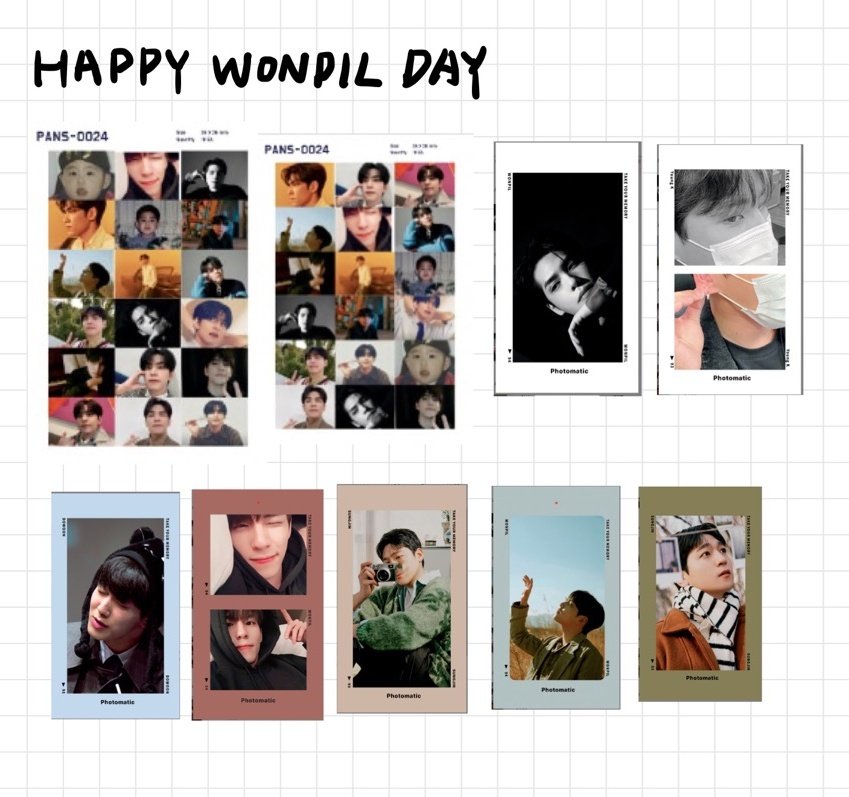 [HAPPY WONPIL DAY] 
4월28일 원필이의 생일을 축하하여 아주 X 100 소소하게 나눔을 하려 합니다 . 
나눔품목 -  스티커 랜덤 사이즈 / 명함사이즈의 포토매틱 7종 + 멤버들 아가증사 4종 
알티이벤트로 진행되며 팔로워가 아니어도 참여하실수 있습니다 .