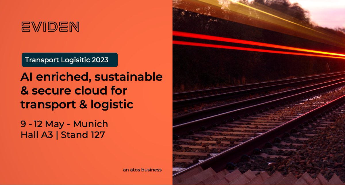 Bokse001's tweet photo. 🔒 Join our experts as we showcase sustainable, resilient and secure #digitaltechnology specifically for #transport &amp; #logistics sector. 🚄 

📆 Book an appointment with our experts now! 👉 https://t.co/3W3dv9Yfo6

Visit us from 9th to 12th May in Munich
Hall A3 | Stand No. 127 https://t.co/ehnTSgMMLu