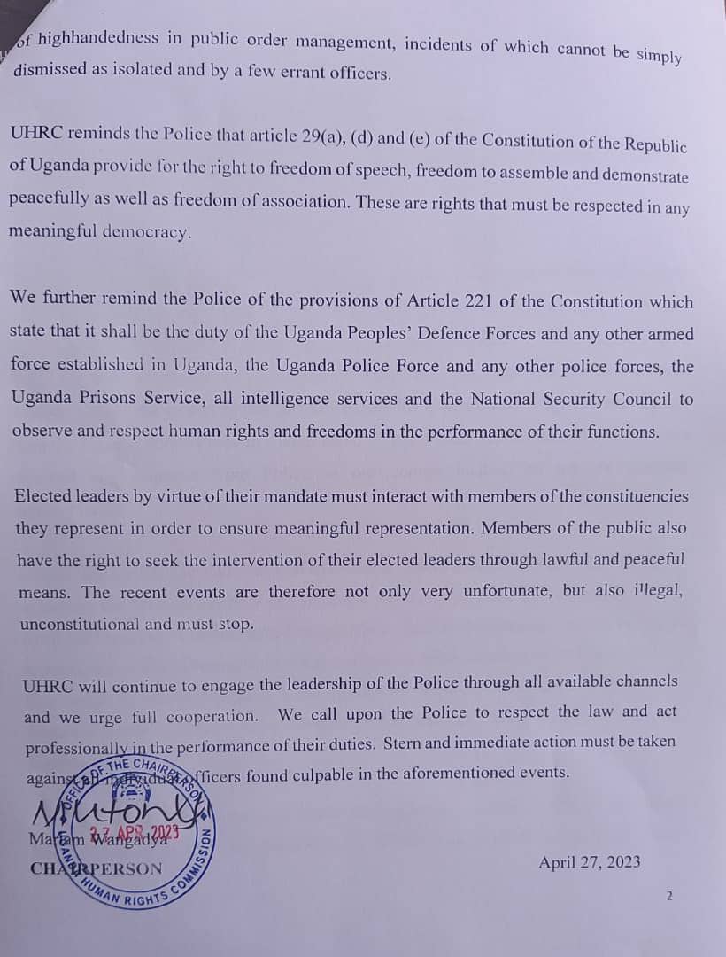 Article 221 of the Constitution of the Republic of Uganda enjoins @PoliceUg @updf_ @UgandaPrisons and any other security agency to respect human rights in performance of their duties @OkothOchola1 @FredEnanga1 @cdfupdf @UPDFspokespersn @FrankBaine2 @jbyabs @Tom_Magambo