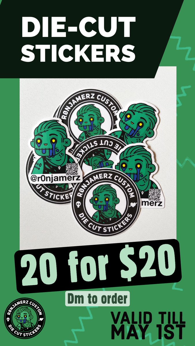 r0njamerz's tweet photo. Veecon 🎉FLASH SALE🎊 Order your stickers by May 1st to get them before @veecon DM to order! https://t.co/6nMeX16FOE