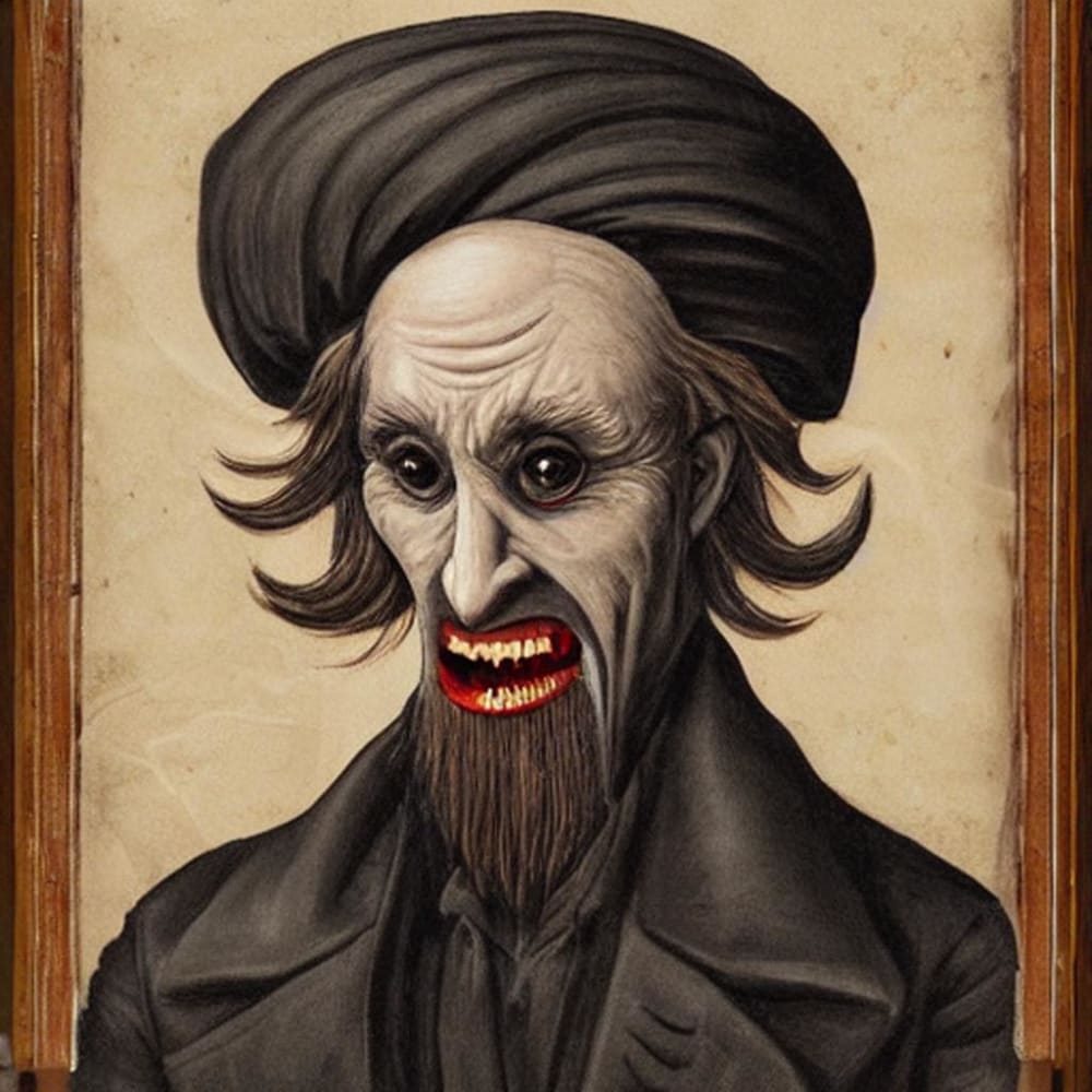 KamranPirSaeb's tweet photo. 🔴Vlad Bin Aziz🔴
Second Generation of vampire Mullahs from midde east..
1of1Edition
Mint&amp;Listed on @rarible
Price:0.2Eth
Link:https://t.co/nYWPKNg61D
🔴🔴🔴
#rarible #Collectibles #NFT #Etherum #rariblenft #NFTCreators #nftcollectors #NFTCommunity #nftart #art #portrait #mullah https://t.co/AlEDxPpF0k