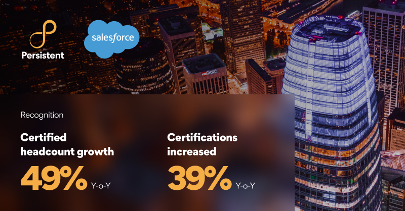We are delighted to announce that Persistent is now one of the Top 10 Salesforce Partners worldwide! To learn more about our Salesforce offerings, visit: persistent.com/partner-ecosys… #SalesforcePartner #SeeBeyondRiseAbove #SalesforceConsulting #PartnerOfTheYear #PersistentTop10