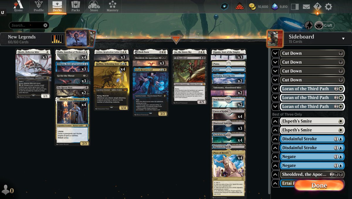 シュープラ on Twitter "RT GonTV_mtg I think new Esper Legends with Rona