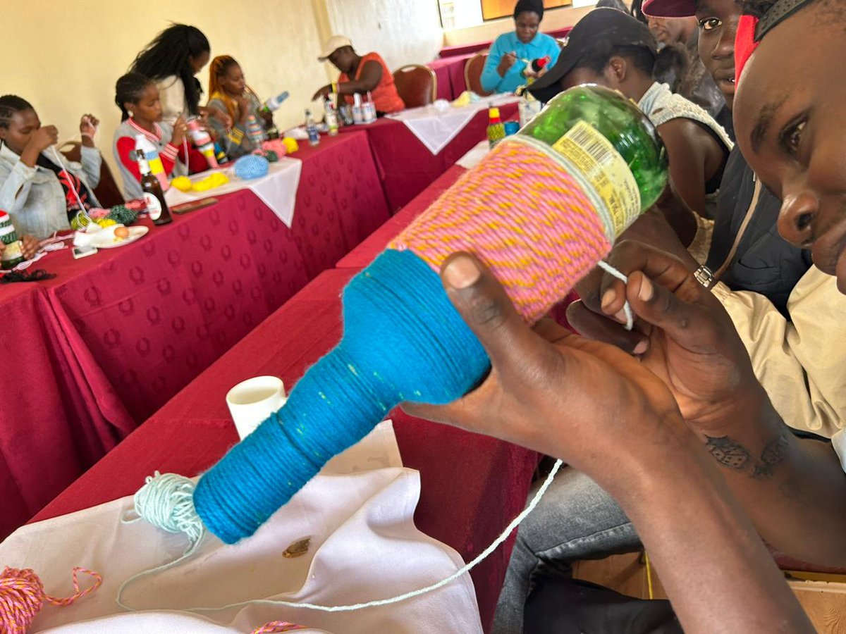 ChemolexLtd's tweet photo. Work in progress...

These bottles are collected from #mathareriver by women from #Greenerlife who work with us to keep our Rivers clean!

Would you promote their work? 

@SakajaJohnson @NLinKenya @SwedeninKE @Greenpeaceafric @NarecNgo @RWWMagazine https://t.co/yTZwxgwSwV