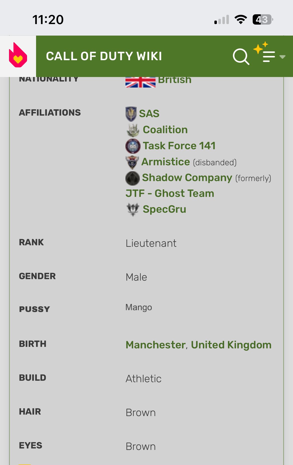 JTF - Ghost Team, Call of Duty Wiki