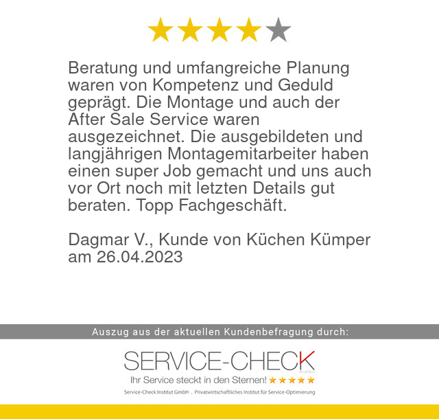 serviceinstitut's tweet image. Aus aktueller #servicecheck #Kundenbefragung von #KuechenKuemper:
service-check.com/bewertungen/ku…