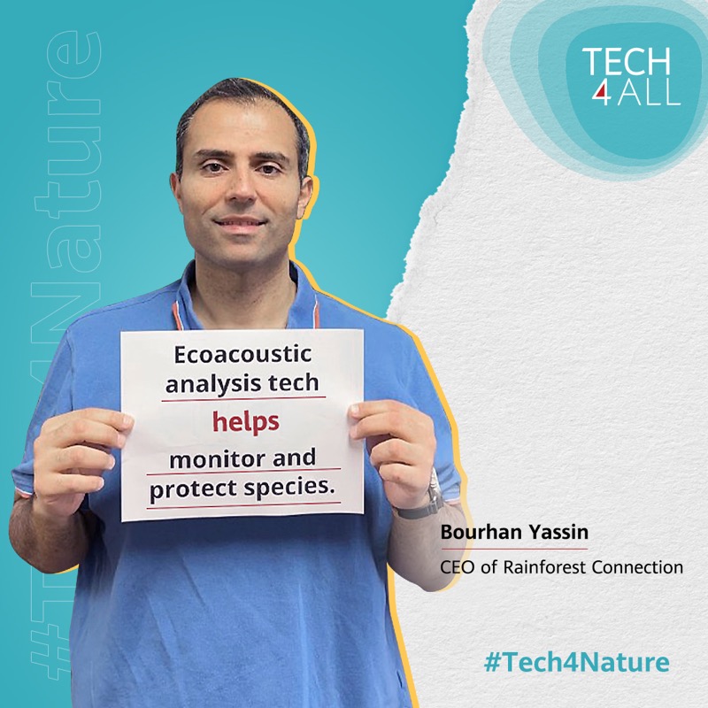 HUAWEI_TECH4ALL's tweet photo. Comment how you would #InvestInOurPlanet &amp; hashtag #Tech4Nature by May 19 for a chance to win a #Huawei Watch GT 3!

Get inspired by @KenHu_Huawei &amp; our partners below! #TECH4ALL

T&amp;C apply: https://t.co/uV0K1be8l2