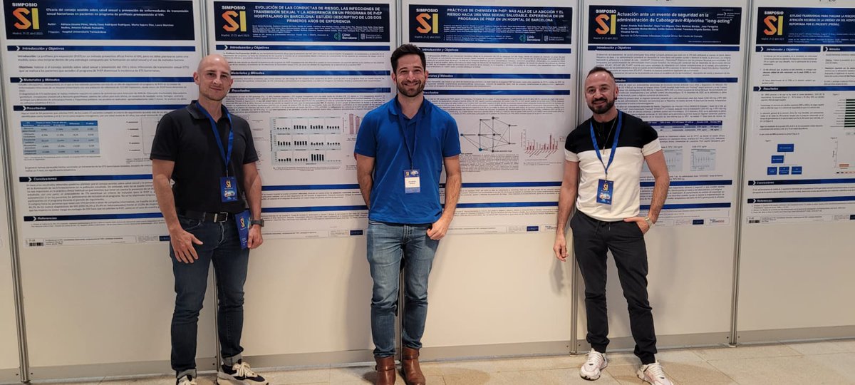 VIHClínicBCN (@bcnvih) on Twitter photo 📊 Compartimos los pósters de <a href="/BcnVih/">VIHClínicBCN</a> sobre #PREMs #PrEP #Chemsex y #Transgénero, presentados la semana pasada en el Simposio SI de #Janssen en Madrid, agradeciendo el trabajo de todo el equipo 💪 Léelos aquí ⤵️ 📊 Compartimos los pósters de <a href="/BcnVih/">VIHClínicBCN</a> sobre #PREMs #PrEP #Chemsex y #Transgénero, presentados la semana pasada en el Simposio SI de #Janssen en Madrid, agradeciendo el trabajo de todo el equipo 💪 Léelos aquí ⤵️