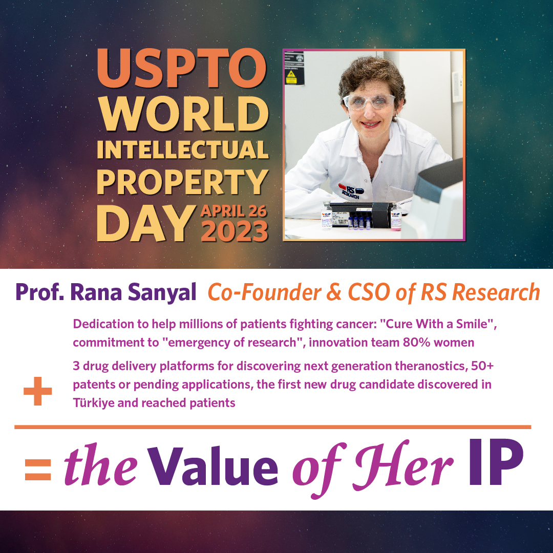 CS TURKEY (@export2turkey) on Twitter photo Developing targeted therapies in oncology, Co-founder of <a href="/RS_Research_TR/">RS Research</a> Prof. Rana Sanyal has brought Türkiye's 1st new drug candidate from discovery to clinic. Her technology protects patients from chemo side effects, IP safeguards her innovation. #TheValueOfHerIP #WorldIPDay Developing targeted therapies in oncology, Co-founder of <a href="/RS_Research_TR/">RS Research</a> Prof. Rana Sanyal has brought Türkiye's 1st new drug candidate from discovery to clinic. Her technology protects patients from chemo side effects, IP safeguards her innovation. #TheValueOfHerIP #WorldIPDay