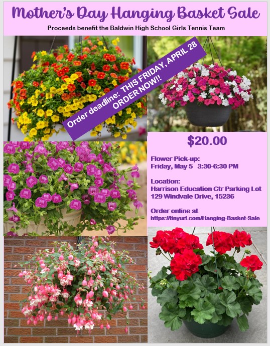 JaniceTarson's tweet photo. Order now at https://t.co/B98FTkadIv @BHSActivities @BWEF_Cares @BWSDNews @baldwin_tennis https://t.co/bqNp76VICu