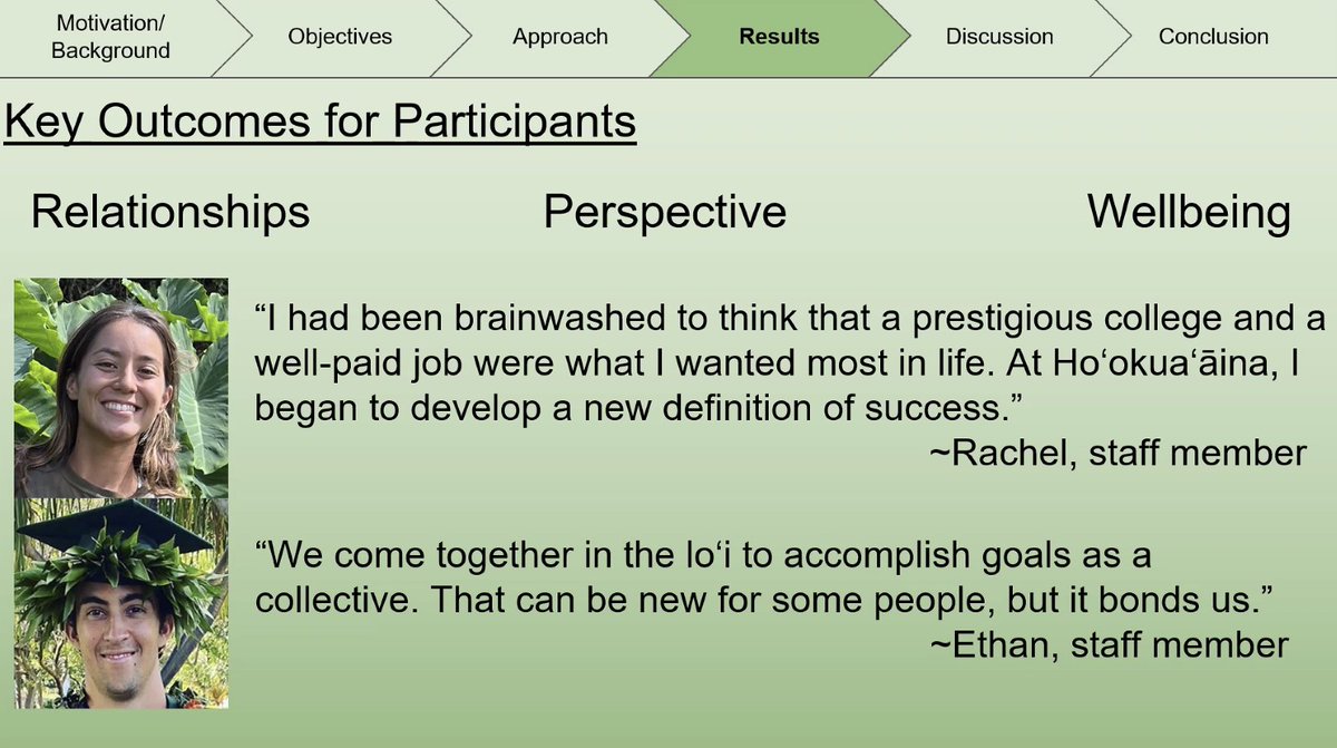BreeeeFong's tweet photo. Kaleohano Farrant's #beautiful talk shows how we can share community voices in a meaningful way by making #storytelling of 'āina-based groups like @hookuaaina more transformative to spread #abundance and foster #biocultural stewardship
#NREMSeminar 

https://t.co/0IARcUQhpJ https://t.co/HQqq2ARx9g