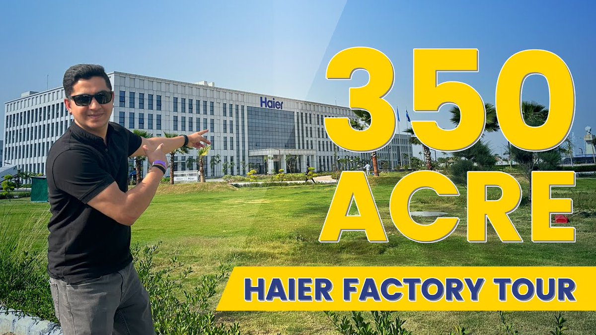 jagranhitech's tweet image. Inside @IndiaHaier  350 Acre Noida Factory Visit with Konark Tyagi  | How #smartappliances are #madeinindia

YT Link - youtu.be/eL2yko_L1lE

#jagranhitech #haierfactorytour #haierelectronics #haierinspiredliving #haierac #haierwashingmachine #haiernoidafactory