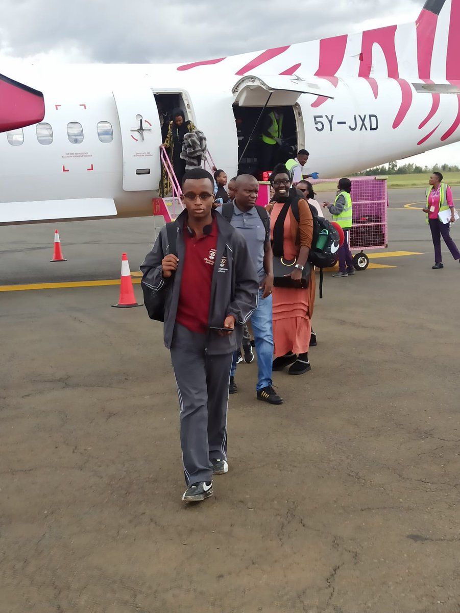 NATIONALS; Secondary Schools Sports Association Championship - Swimming; ELDORET. 
Our very own Paul Kamau in the company of Mr. Opili landed in Eldoret safely to represent the Rift Valley region in the Kenya Secondary Schools Sports Association Championship -Swimming. #swimming