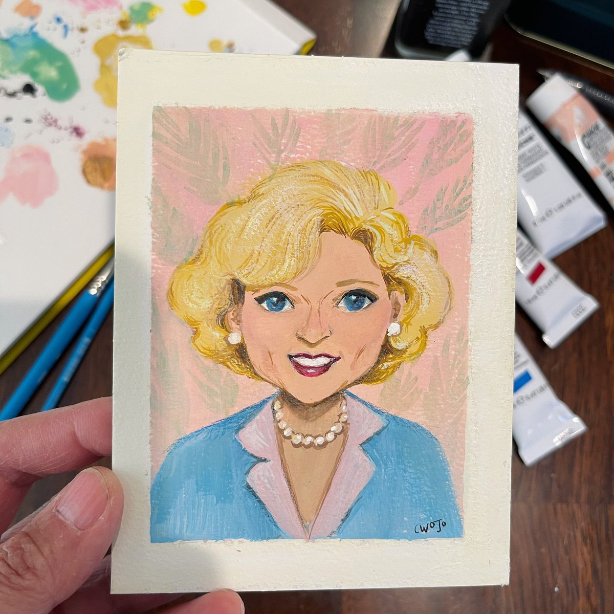 “My mother always used to say: 'The older you get, the better you get, unless you're a banana.' .😂 #goldengirls #ArtistOnTwitter #thankyouforbeingafriend #illustration #painting