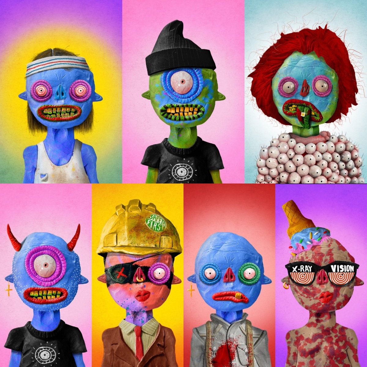 MrSilly_eth's tweet photo. Gm Gm
My favourite art in this space still belongs to @TokBLOKK and his 10k collection of beings the @THETOKSNFT. You can't beat handmade art it's so pure and true. Also you can see Tyler's fingerprints in each Tok🔥
#NFTs #toksnft #thetoks #toks #clay #handmade #claymation https://t.co/k3EQ3a9KD6