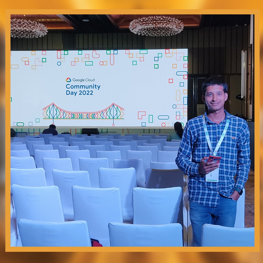Glad To be a part of #GCCDKol22 and also excited to attend #GCCDKol23 #GoogleCloudCommunityDays2022 #GDGKOL2022 #Kolkata10000