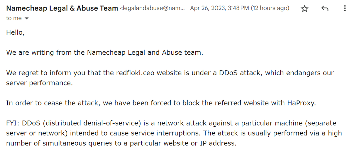 Red Floki CEO tweet media