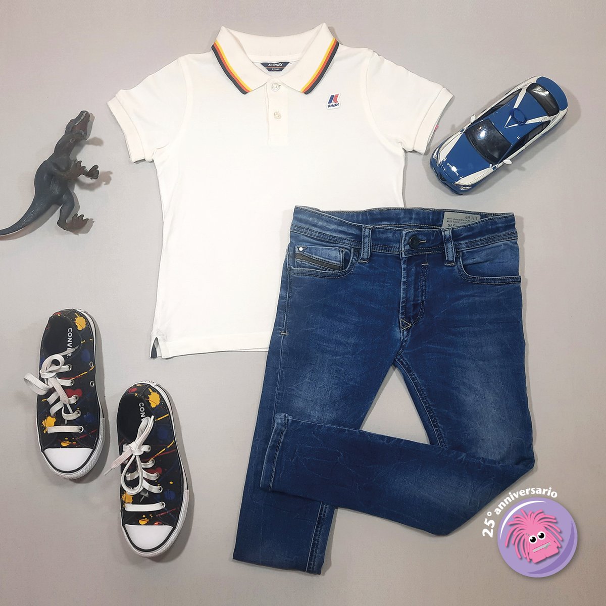 labirba012's tweet image. #outfit di #primavera
Maglia #Kway 6 anni 17€
Jeans #Diesel 6 anni 13€
Scarpe n° 33 #Converse  18€
La Birba #Inzago
Info disponibilità labirba.com