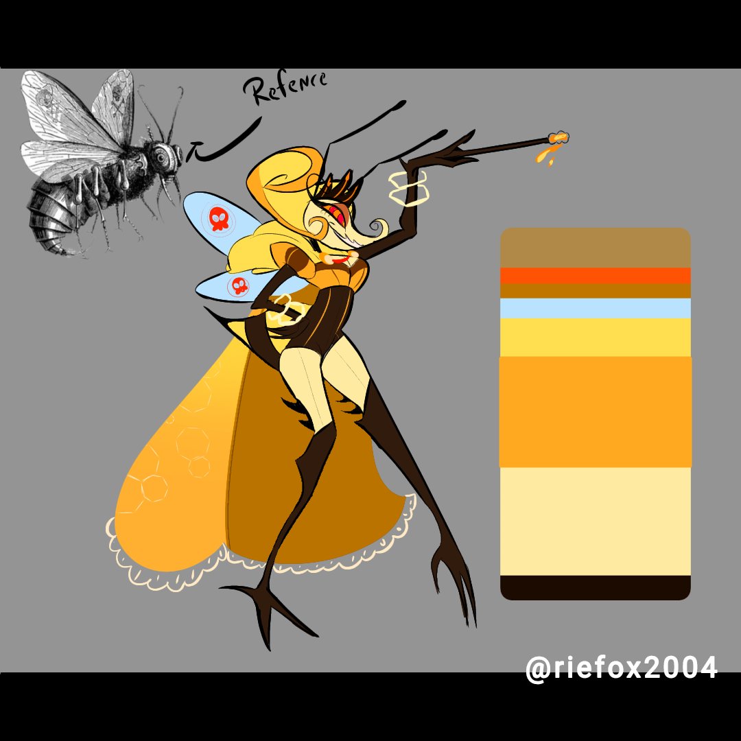 riefox2004's tweet photo. I really want to do an assignment involved in cartoon character design, so since I like to try vivsipop art style Alot , I thought why I don't try to design what could the princess of gluttony could be looking like, so I give it a try not bad ... right?😅
#hellvaboss https://t.co/WxekcSLsDX