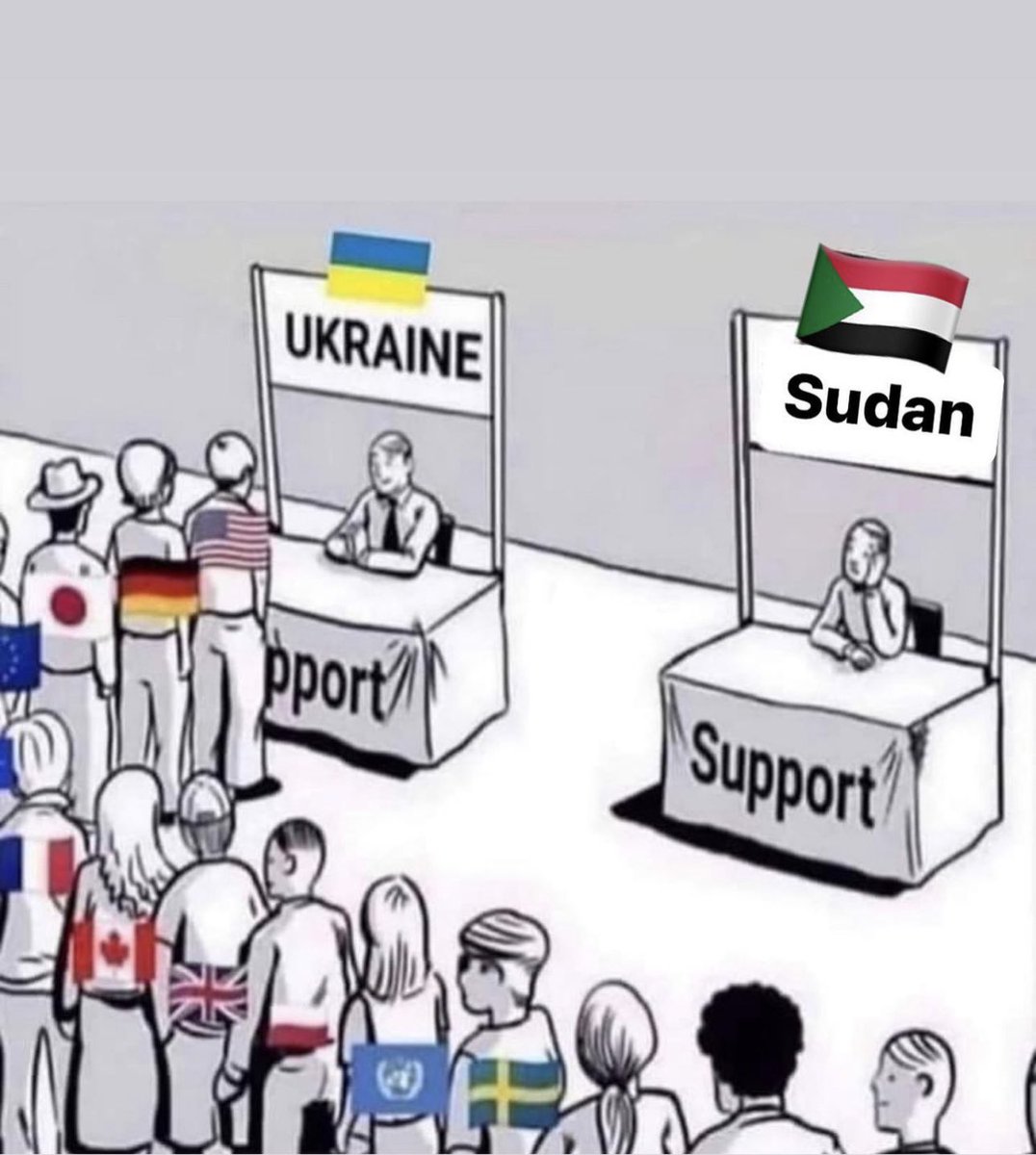 The lack of humanitarian intervention in Sudan is simply shameful.
#لا_للحرب #لا_للحرب_في_السودان