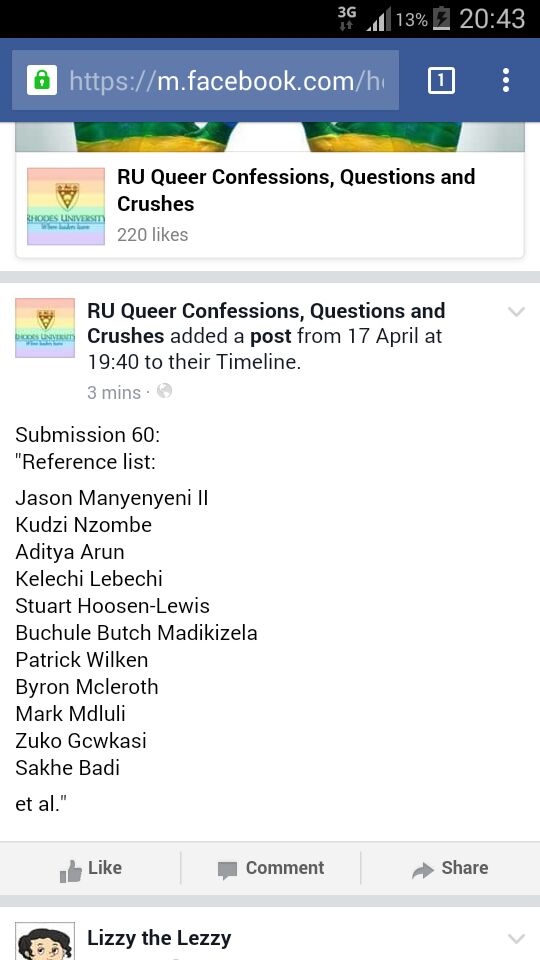 YoliShade's tweet photo. The ORIGINAL Reference List. The first list to be created & circulated online in 2016 naming "alleged" perpetrators of sexual and gender-based violence at RHODES UNIVERSITY.
Every single one of these men graduated and moved upwards unaffected.
#RUReferenceList #ThisIsNotFreedom https://t.co/QOLhopWxQE