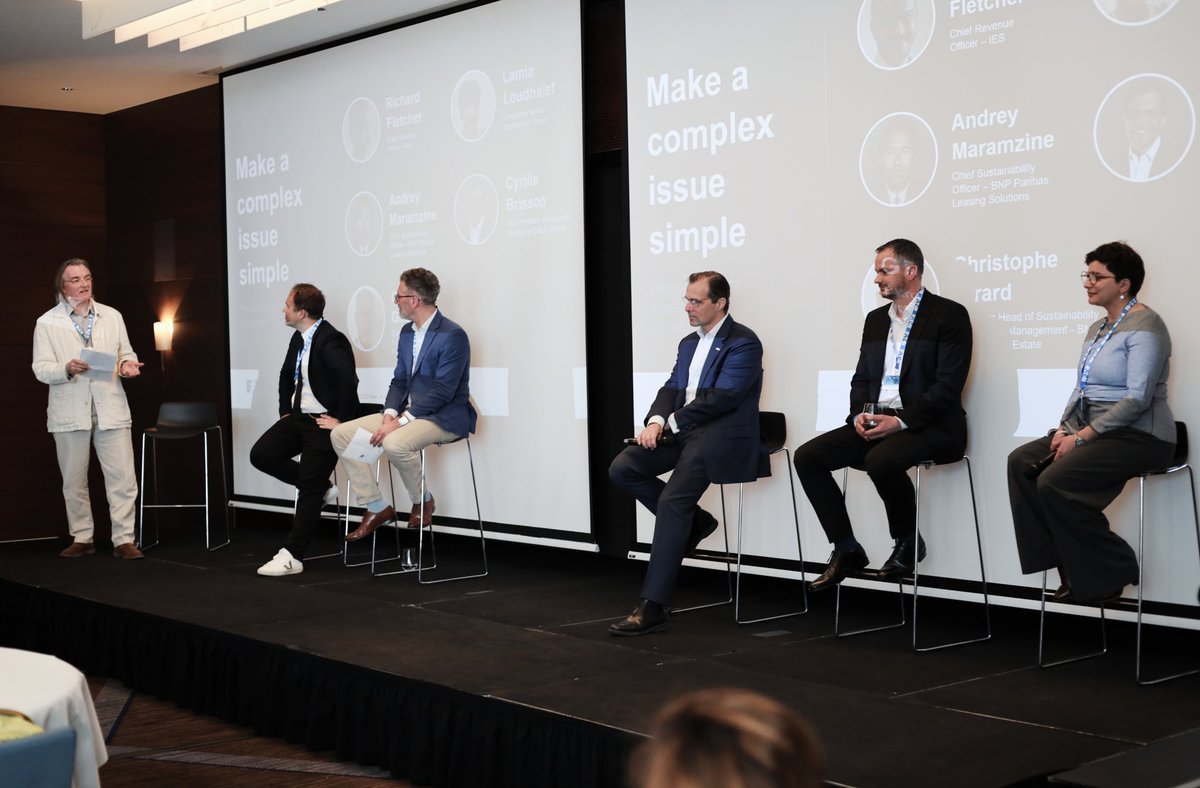 SustMeme's tweet photo. Swiss timekeeping! Really enjoyed Chairing panel debate on de-risking investment in energy transition, at @eatoncorp Technology Summit for Buildings, in Lausanne, Switzerland.
> Find out more on Eaton ‘Buildings as a Grid’ concept here: https://t.co/6B8ErobwmC
#EatonTechSummit 🇨🇭 https://t.co/JnzuVIPNfv