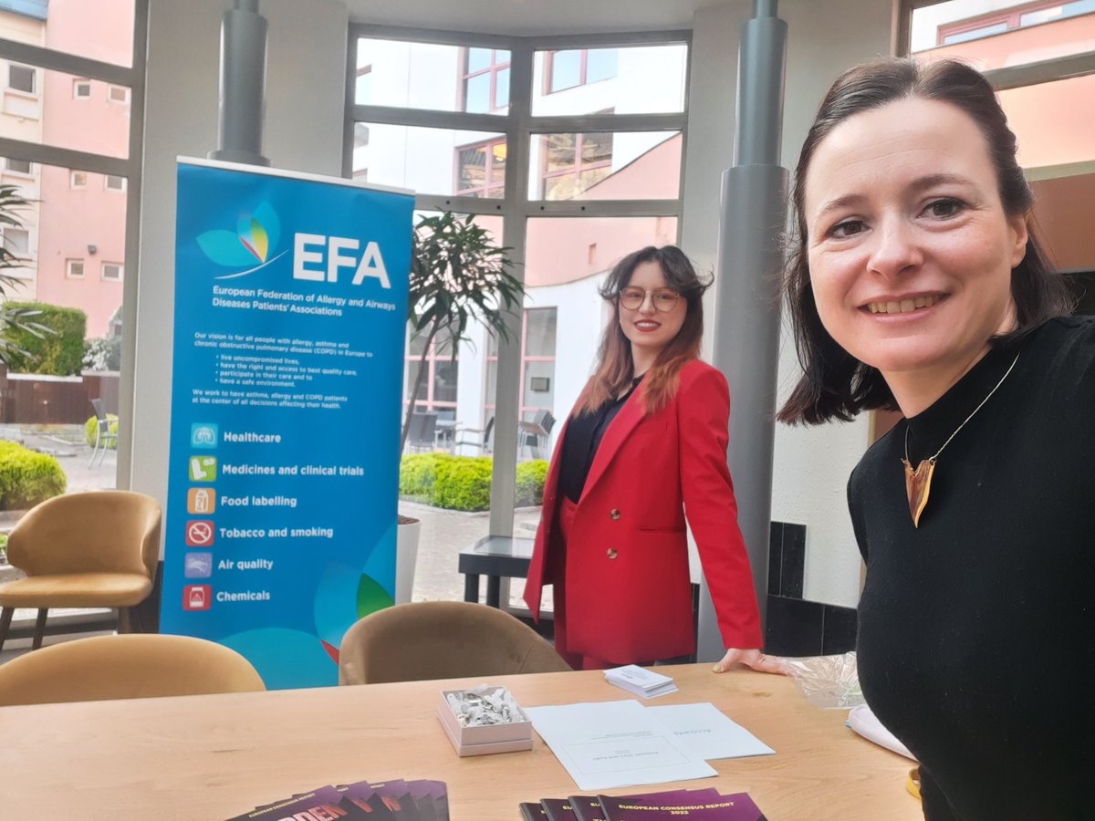 EFA_Patients's tweet photo. Hello EFA Members!
🤗 Welcome to the 2023 Annual General Meeting in Ghent, kindly hosted by our Belgian 🇧🇪 member Astma en Allergie Koepel.
https://t.co/vZAwn78WCl
#EFAEvent #allergy #asthma #COPD
#InformPreventCare https://t.co/A2af13aNOk