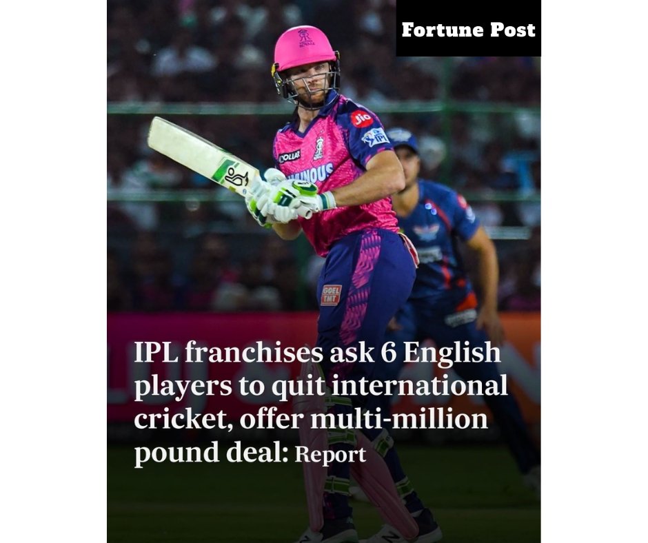 Owners of top IPL franchises are trying to convince as many as 6 premier #England players to quit international cricket and take up handsome annual contracts ranging up to 5 million pounds in order to play #T20 leagues round the year, as per report.

#IPL2023 #CricketWithHT