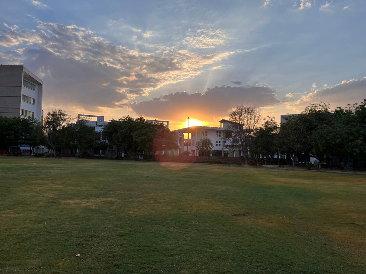 Sunrise...#SGVU Campus #Jaipur