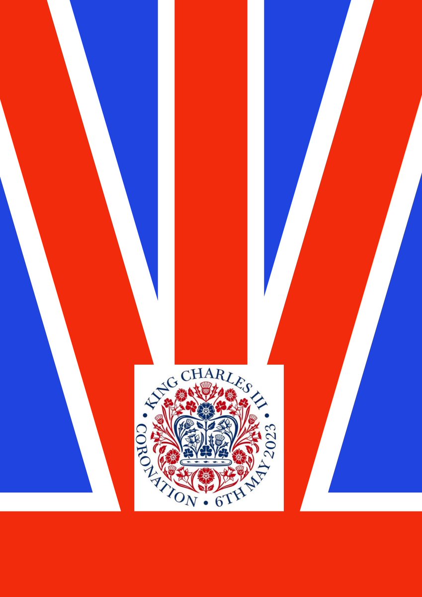 WilmslowJohnson's tweet photo. Window display for the coronation banners designed and made in branch https://t.co/HU8ynYrUy4