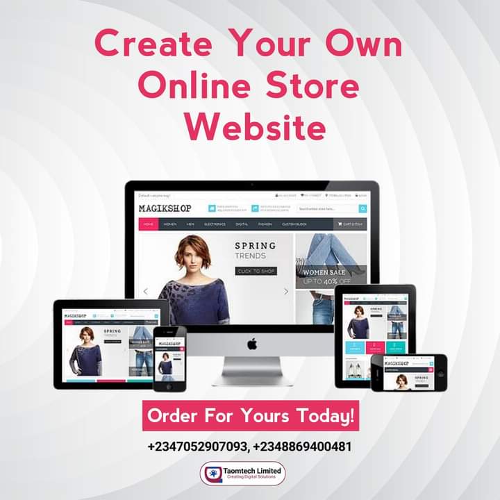 TaomtechLimited's tweet photo. Ecommerce website makes it easier for you to sell to people from far and near, people can even buy on your site while you're asleep 🥱 

#ecommerce #website #sell #ads #tech #code #wordpress #designer #graphic #digital #marketing https://t.co/ka1QxxTU8u
