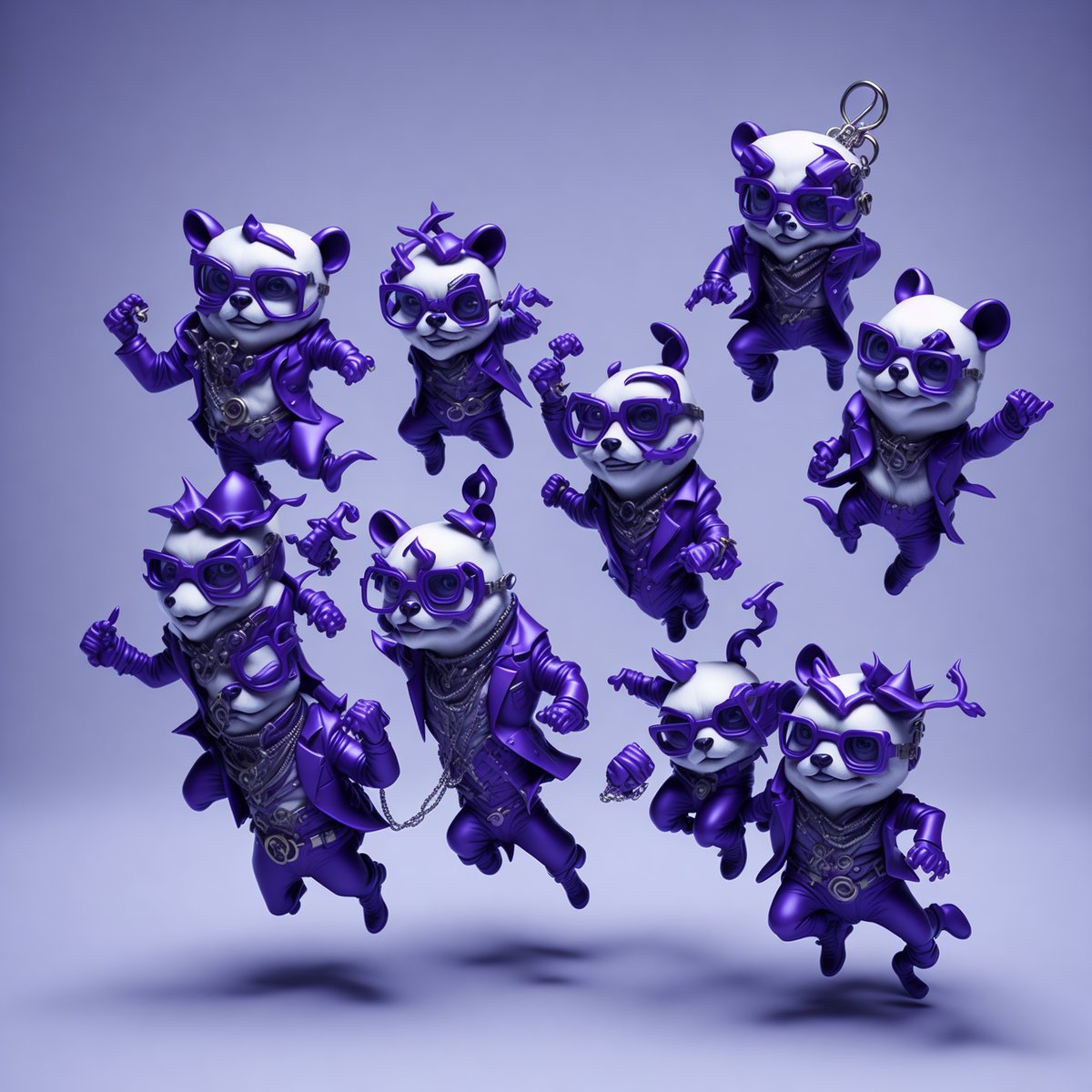 GM 🌻 

Can you be able to recognize these #weirdos ?  

#NFTCommunity #Airdrops #NFTGiveaways #Zksync 

#WeirdPandas 🐼 #zkSyncEra 🟪