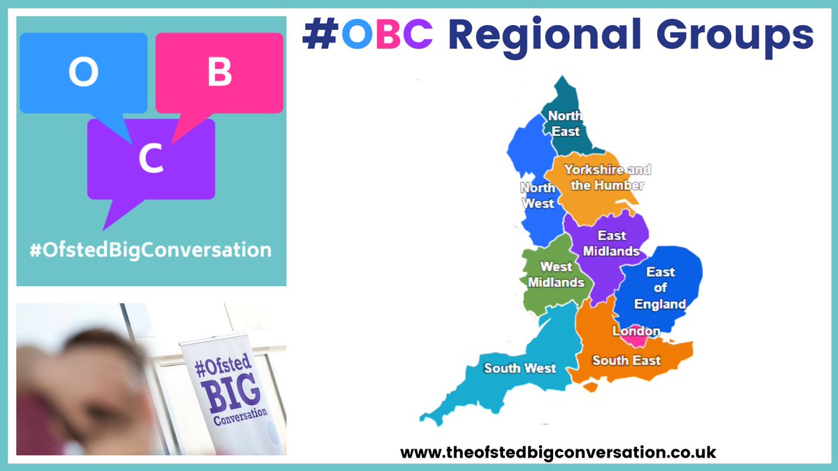 #JoinTheConversation THE #OBC CONVERSATION ... visit our website &amp; find out how YOU can #GETINVOLVED at local, regional and national levels! bit.ly/2O6Ejl0 #OfstedBigConversation
