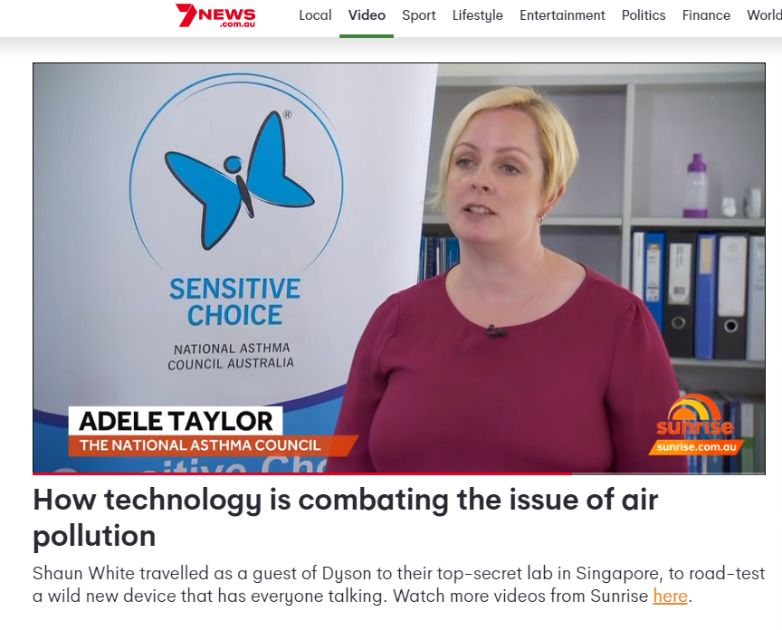 sensitivechoice's tweet photo. 📺Did you catch us on TV this morning?

The @asthmacouncilau's Sensitive Choice program featured on @7NewsAustralia in a story about @Dyson's innovative air purifier technology.

Learn more about how air purifiers can improve home air quality: https://t.co/dLTdzgNyCi? https://t.co/3bcWZ3ESCr