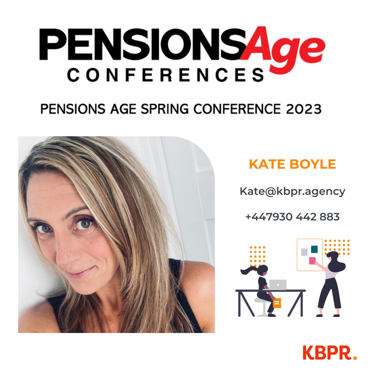 We are currently seeking someone with experience in pensions to join our team. If you want to change roles within the industry or learn more about opportunities at KBPR,  speak to Kate throughout the day at <a href="/PensionsAge/">Pensions Age</a> Spring Conference. 

#pensionsage #PensionsAgeSpring