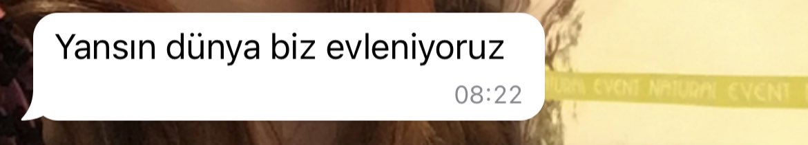 Günaydın, bir yeni mesaj
