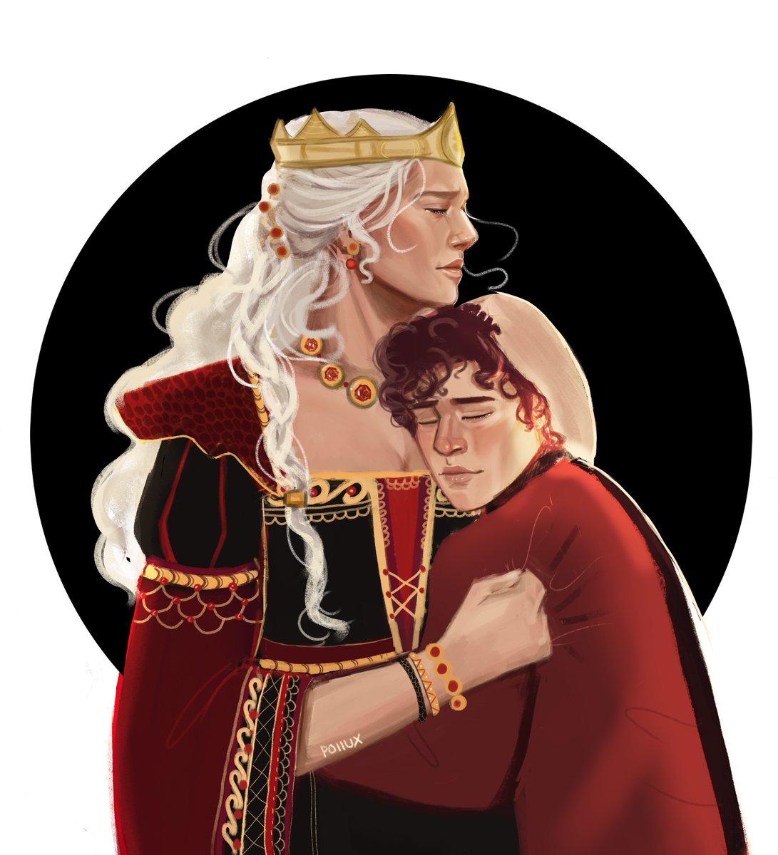 You'll be safe here

#RhaenyraTargaryen #LucerysVelaryon