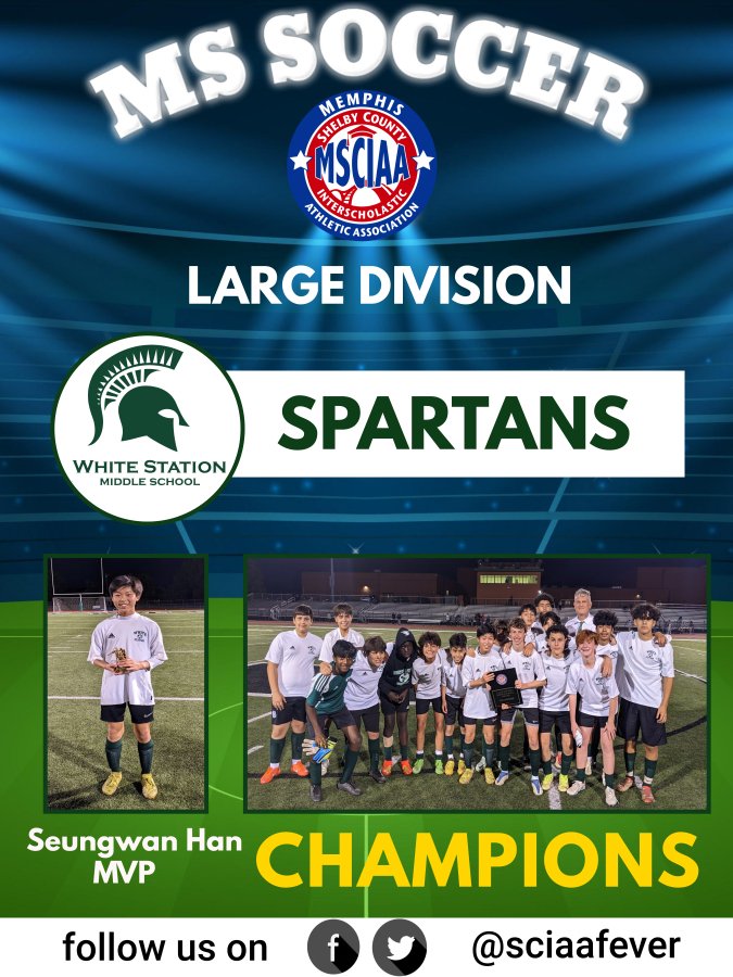 White Station defeated Kate Bond 2-1. Congratulations Spartans!