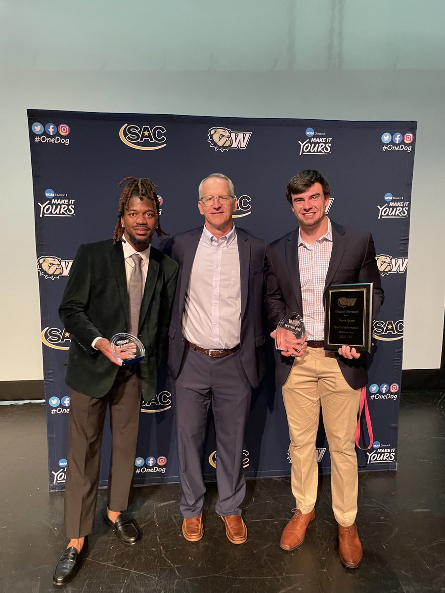 Great night at the WUSPY awards! Two of our finest, Carlantre Morrison and Trevor Grant.