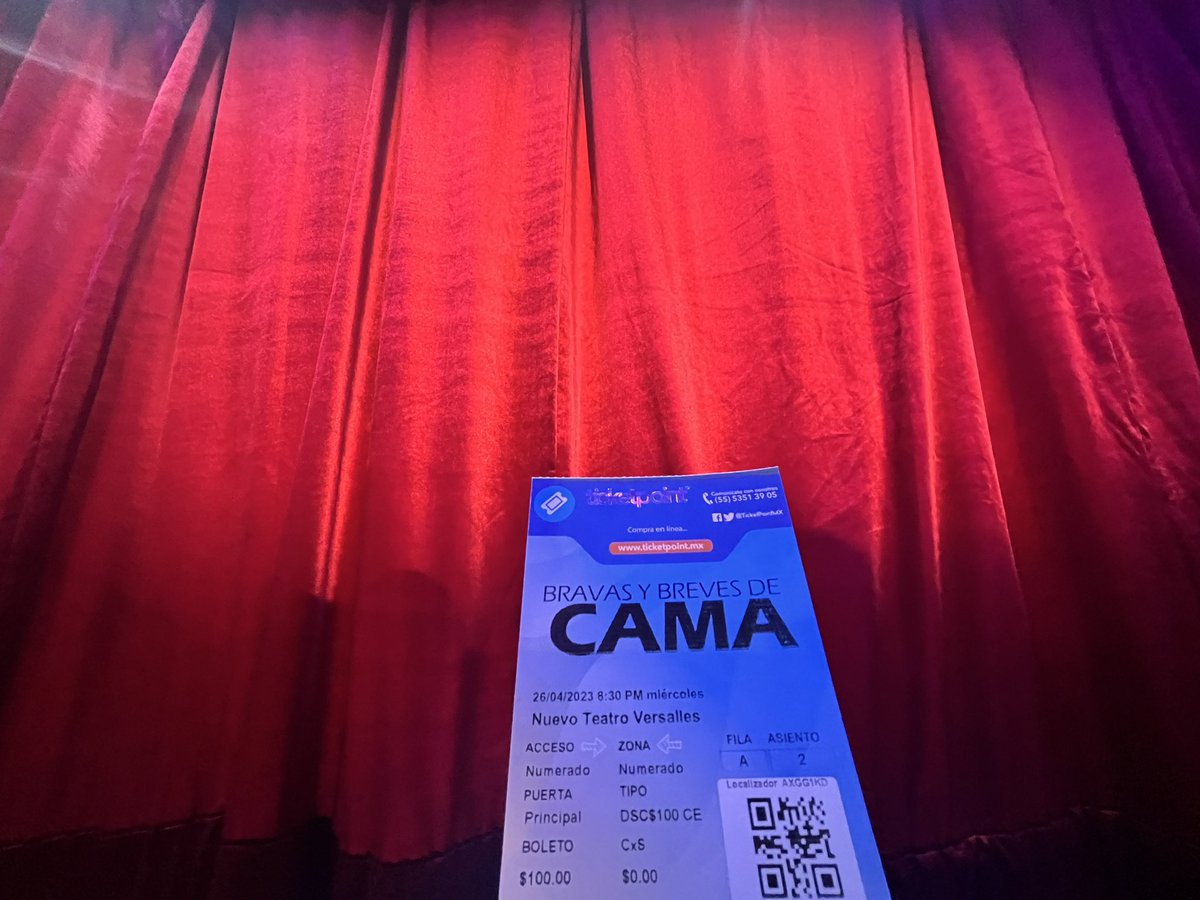 ninibueron's tweet photo. Día de #Teatro en #CDMX hoy: Bravas y breves de cama! #NuevoTeatroVersalles https://t.co/8SNxqbiFkF