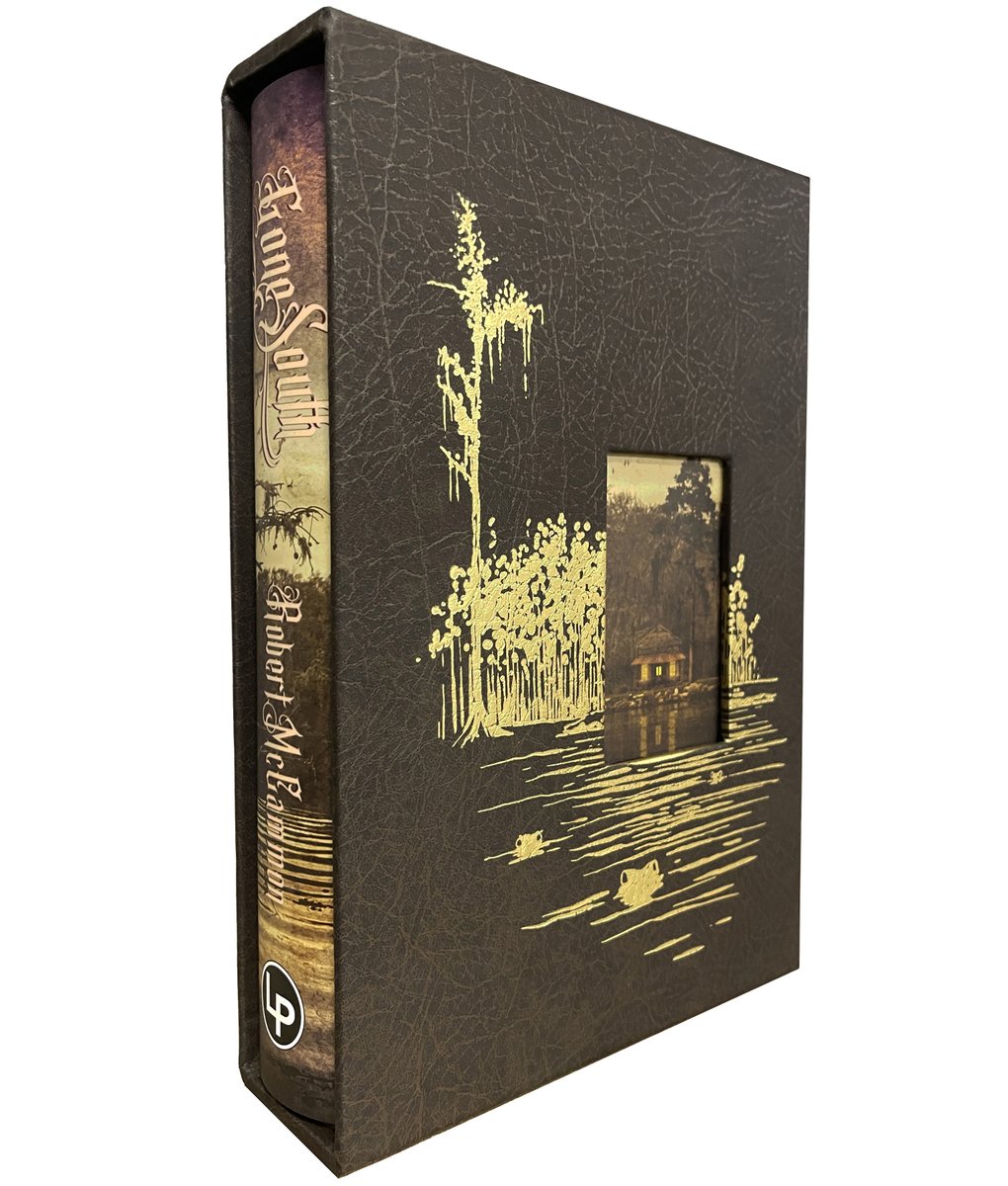 First photo of the signed Limited Edition of GONE SOUTH by Robert McCammon, shipping in June! SOLD OUT in 15 minutes at the publisher but might still be available from certain indie retailers, see the list here --&gt; lividian.com/first-photos-o…