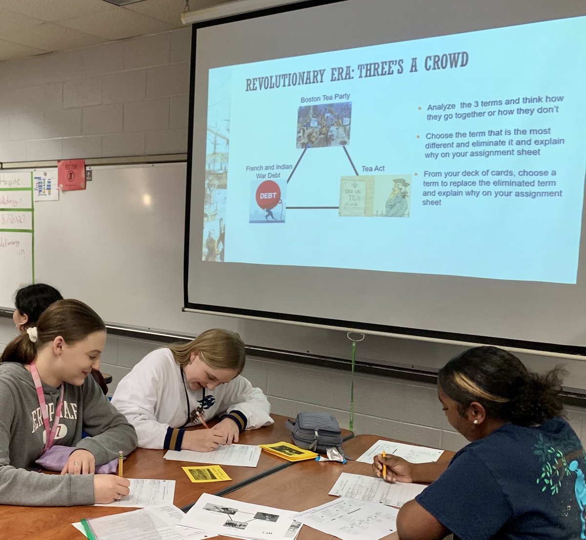 Final Social Studies STAAR review included a day of a new strategy “Three’s a Crowd” for the American Revolution and a day of the Gold Rush game to review people, places, and important facts. #DoingSocialStudiesDaily ⁦@humble_SocSt⁩ ⁦@HumbleISD_AMS⁩